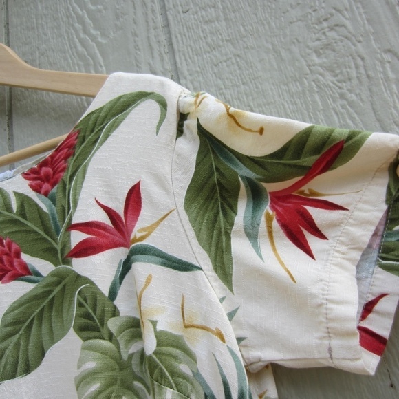 Shannon Marie Maxi Dress women's L Tropical Floral Print Made in Hawaii Summery - Picture 3 of 11